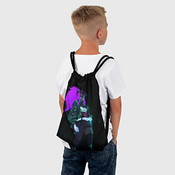 Рюкзак-мешок Акали KDA, цвет: 3D-принт — фото 2