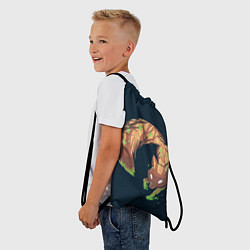 Рюкзак-мешок Лисолес, цвет: 3D-принт — фото 2