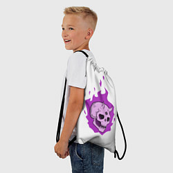 Рюкзак-мешок Череп Scary Demon парный, цвет: 3D-принт — фото 2