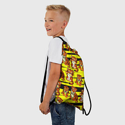 Рюкзак-мешок Няшные Тигрята, цвет: 3D-принт — фото 2