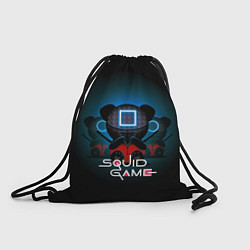 Рюкзак-мешок PANDA ИГРА В КАЛЬМАРА, цвет: 3D-принт