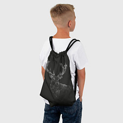 Рюкзак-мешок DEER POLYGONS, цвет: 3D-принт — фото 2