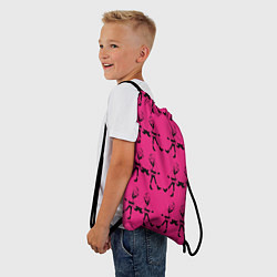 Рюкзак-мешок Просто девочки, цвет: 3D-принт — фото 2