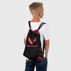 Рюкзак-мешок Valorant паттерн, цвет: 3D-принт — фото 2