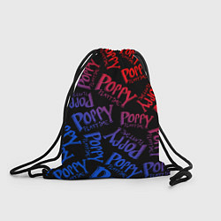 Рюкзак-мешок POPPY PLAYTIME LOGO NEON, ХАГИ ВАГИ, цвет: 3D-принт