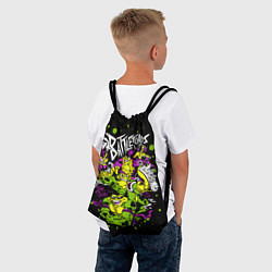 Рюкзак-мешок Battletoads - Боевые Жабы, цвет: 3D-принт — фото 2