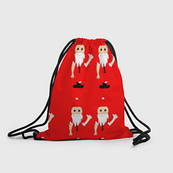 Рюкзак-мешок Дед морозsanta claus, цвет: 3D-принт