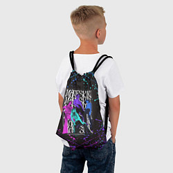 Рюкзак-мешок MANESKIN СОСТАВ, БРЫЗГИ КРАСКИ, цвет: 3D-принт — фото 2