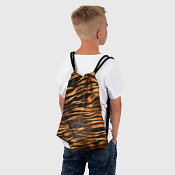 Рюкзак-мешок В шкуре тигра, цвет: 3D-принт — фото 2