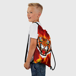 Рюкзак-мешок Fire Tiger Face 2022, цвет: 3D-принт — фото 2