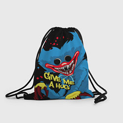 Рюкзак-мешок Huggy Wuggy - Poppy Playtime, цвет: 3D-принт