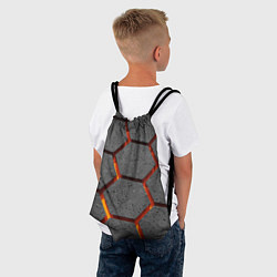 Рюкзак-мешок Раскаленный асфальт, цвет: 3D-принт — фото 2