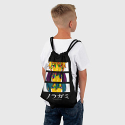 Рюкзак-мешок Юкине, Ики и Ято - Noragami, цвет: 3D-принт — фото 2