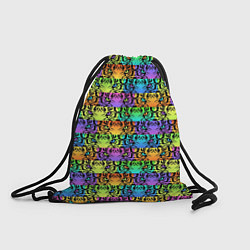 Рюкзак-мешок Радужные Тигровые Глаза, цвет: 3D-принт