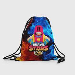 Рюкзак-мешок BRAWL STARS GROM БРАВЛ СТАРС ГРОМ, цвет: 3D-принт
