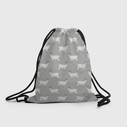 Рюкзак-мешок Козлята паттерн, цвет: 3D-принт