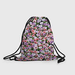 Рюкзак-мешок Чудесные фиалки, цвет: 3D-принт