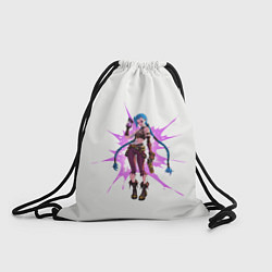 Рюкзак-мешок Аркейн Джинкс 1, цвет: 3D-принт