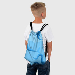 Рюкзак-мешок МоРское Дно с Акулами, цвет: 3D-принт — фото 2