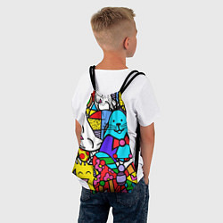 Рюкзак-мешок Ромеро Бритто Настоящие лучшие друзья, цвет: 3D-принт — фото 2