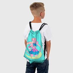 Рюкзак-мешок Мун спиной, цвет: 3D-принт — фото 2