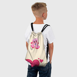 Рюкзак-мешок Любовь Киси миси, цвет: 3D-принт — фото 2