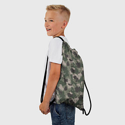 Рюкзак-мешок Зелено-Серый Камуфляж, цвет: 3D-принт — фото 2