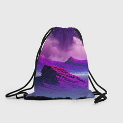 Рюкзак-мешок Горы Закат Аниме, цвет: 3D-принт