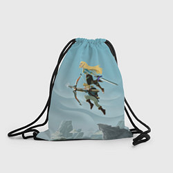 Рюкзак-мешок Зельда и Линк, цвет: 3D-принт