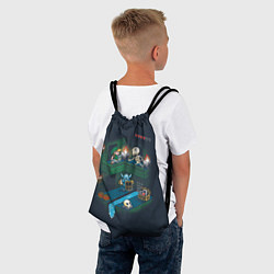Рюкзак-мешок Линк в замке, цвет: 3D-принт — фото 2