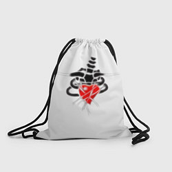 Рюкзак-мешок Alien Heart W-01, цвет: 3D-принт
