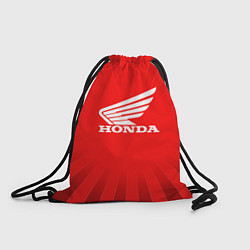 Рюкзак-мешок Honda красные линии, цвет: 3D-принт