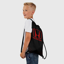 Рюкзак-мешок Honda - Тонкие линии, цвет: 3D-принт — фото 2