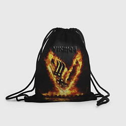 Рюкзак-мешок Викинги Огонь, цвет: 3D-принт