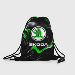 Рюкзак-мешок Skoda: Auto Logo, цвет: 3D-принт