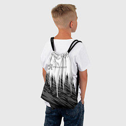 Рюкзак-мешок Peugeot logo auto, цвет: 3D-принт — фото 2