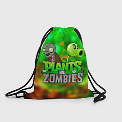 Мешок для обуви Plants vs Zombies горохострел и зомби