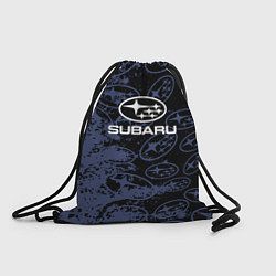 Рюкзак-мешок Subaru Pattern спорт, цвет: 3D-принт