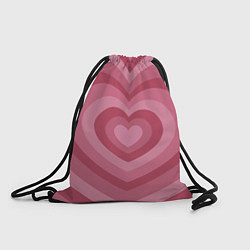 Рюкзак-мешок Сердца LOVE, цвет: 3D-принт