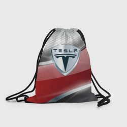 Рюкзак-мешок Tesla - Logo Style, цвет: 3D-принт