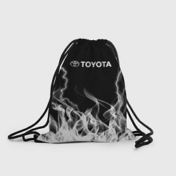 Рюкзак-мешок Toyota Молния с огнем, цвет: 3D-принт
