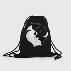 Рюкзак-мешок Бесконечная любовь Endless kitty love, цвет: 3D-принт