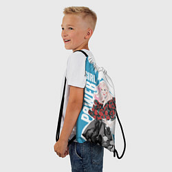 Рюкзак-мешок Сильная Девушка, цвет: 3D-принт — фото 2