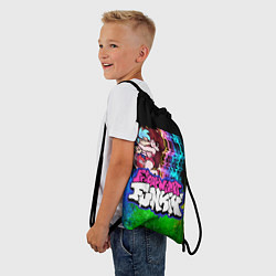 Рюкзак-мешок Friday Night Funkin FNF Логотип, цвет: 3D-принт — фото 2