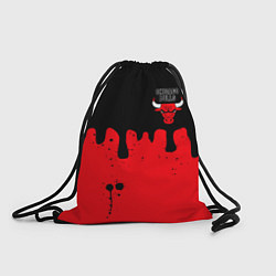 Рюкзак-мешок Chicago Bulls Чикаго Буллз Логотип, цвет: 3D-принт