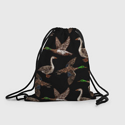 Рюкзак-мешок Утки паттерн, цвет: 3D-принт