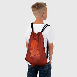 Рюкзак-мешок Ускользающее солнце Мондштада Кли, цвет: 3D-принт — фото 2