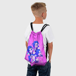 Рюкзак-мешок ДЖИНКС - JINX ARCANE, цвет: 3D-принт — фото 2