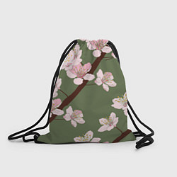 Рюкзак-мешок Деревья весной, цвет: 3D-принт