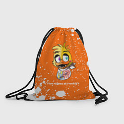 Рюкзак-мешок ФНАФ - ЧИКА Краска, цвет: 3D-принт